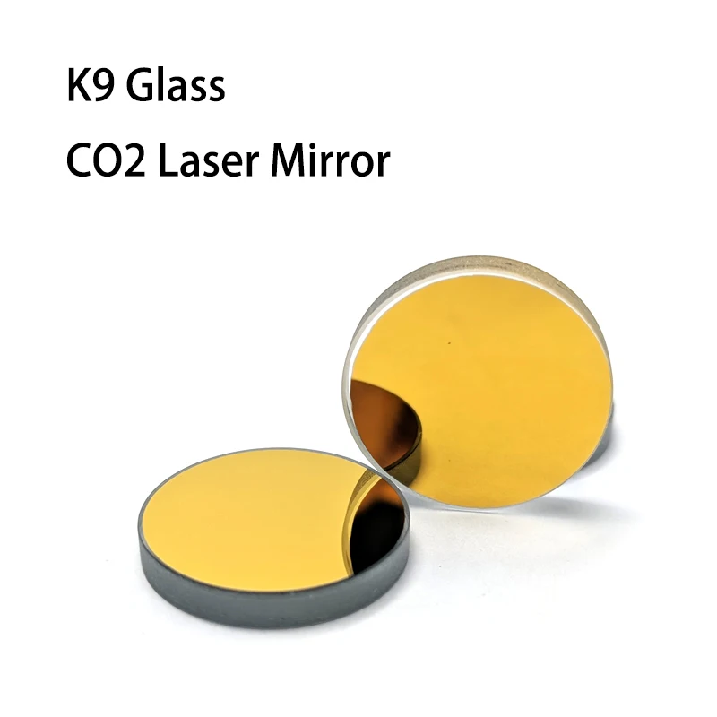 Hot Selling Optical Glass Mirrors Dia 20mm 25mm Gold Coated CO2 Laser K9 Reflective Mirror for Laser Engraving Cutting Machine