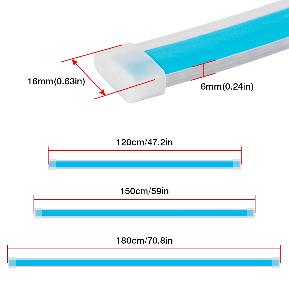 rgb led car hood light