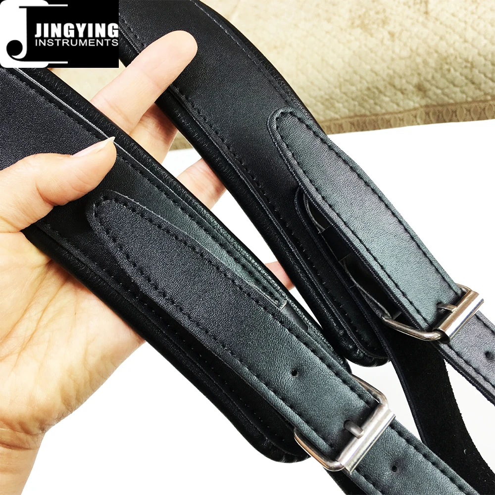 2022 Jingying Music Instrument Accessories,Black Leather Tuba Straps