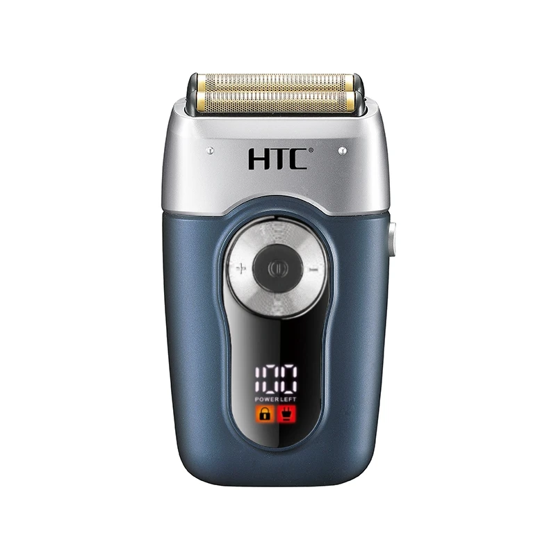 HTC GT-667 Wholesale Electric Razor For Men Face Shaver Machine Men Rechargeable Twin Blade Hair Shaver
