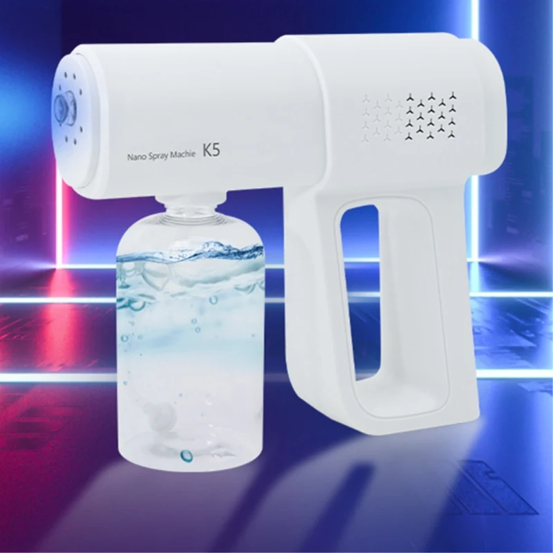 handheld K5 Blue Light Nano Disinfection sanitizing spray gun nano disinfectan spray gun