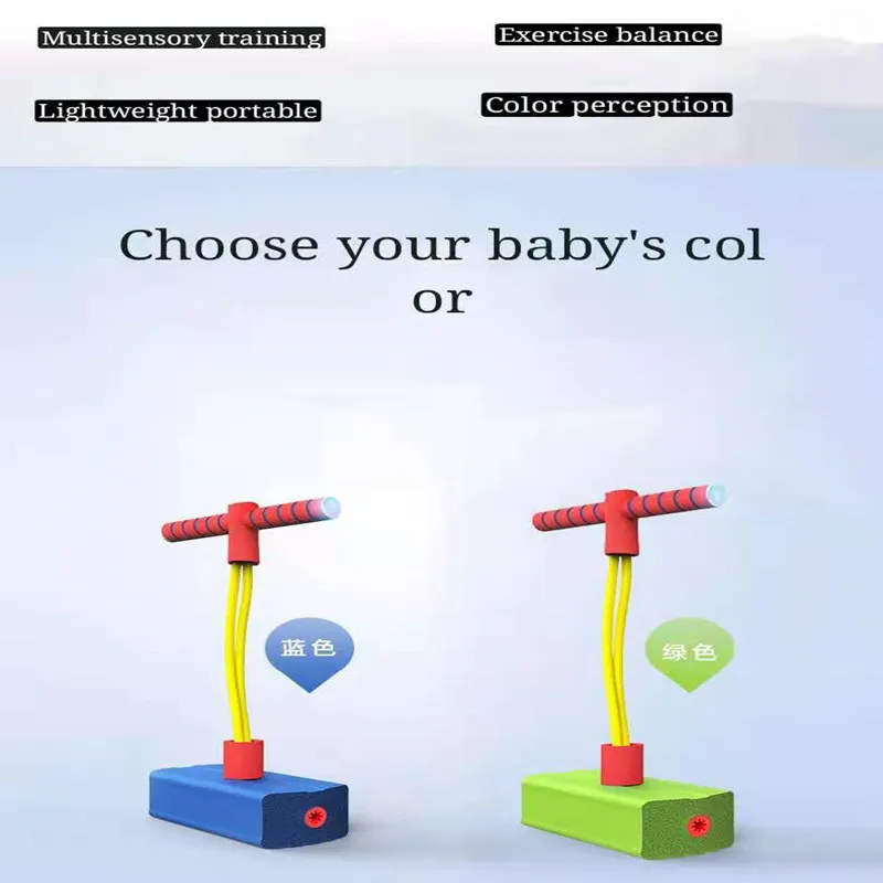 2022 New Sport The frog jumped Pogo Jumper Foam and Rubber Pogo Stick Durable Lightweight for Kids and Adults