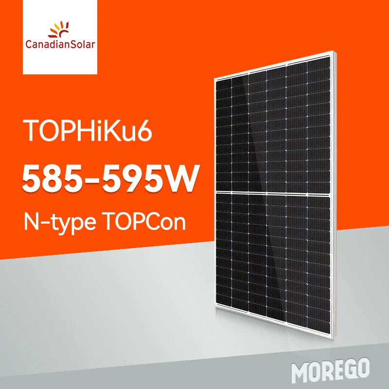 Солнечная CS6W-575W TOPHiKu6 N-типа TOPCon 580 Вт 585 590 595 600 солнечная панель