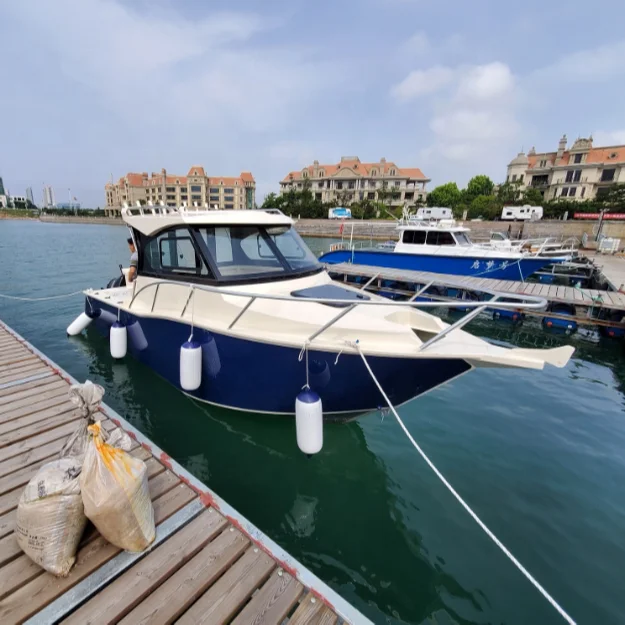 Алюминиевая лодка для морской рыбалки 7,5 м 25 футов на продажу