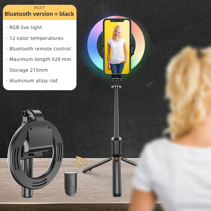  Фотографическая световая телефона Led видео кольцевой свет камеры Круг селфи светодиодная кольцевая лампа
