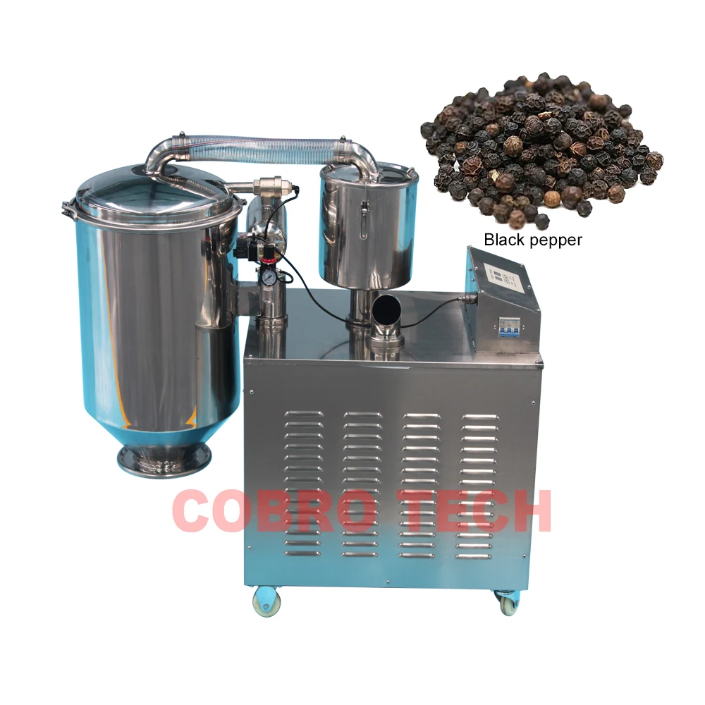 High Quality Mobile Grain Loading Pneumatic Rice Coffee Beans Powder Filter System Vacuum Feeder Conveyor For Packaging Machine