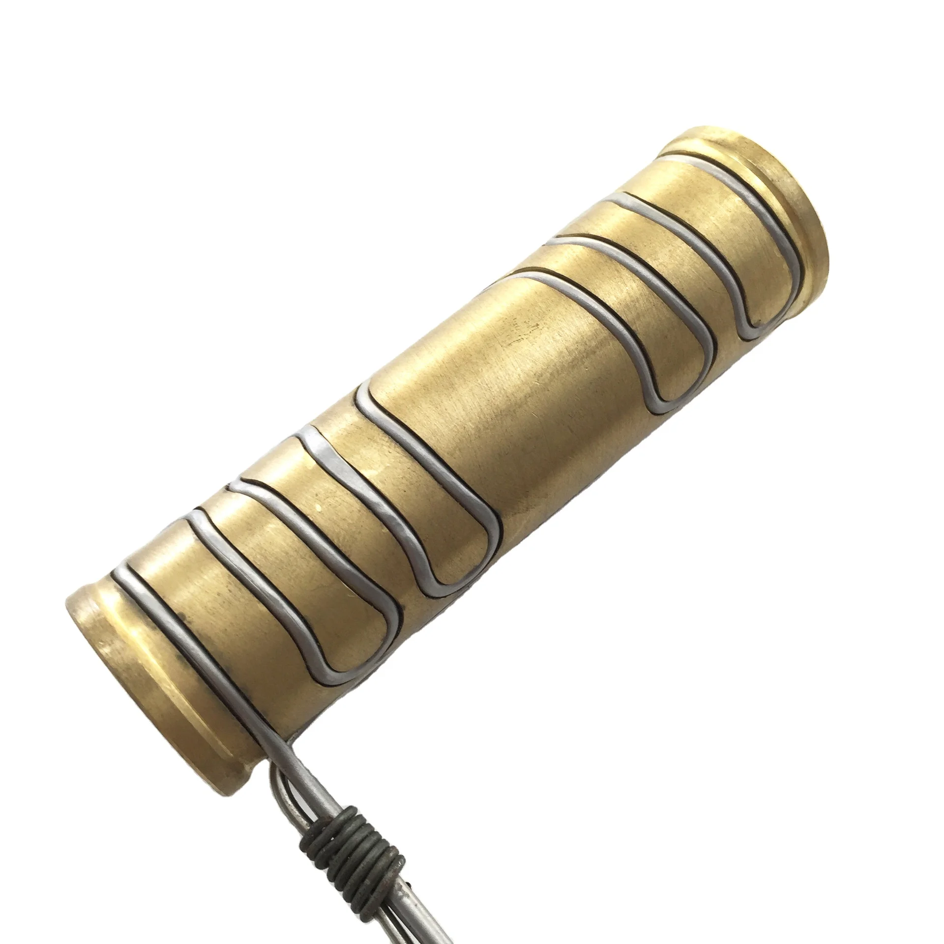 Brass nozzle coil electric heater for hot runner system