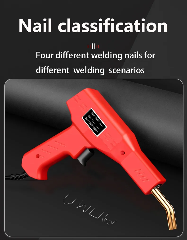 Handy Plastics Welders Garage Tools Hot Staplers Machine Staple PVC Repairing Machine Car Bumper Repairing Stapler Welding Tool