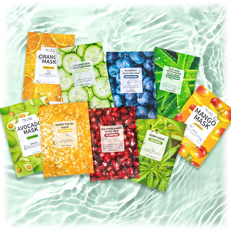 Best Quality Custom Skin Care Facemask Natural Organic Face Beauty Fruit Sheet mask