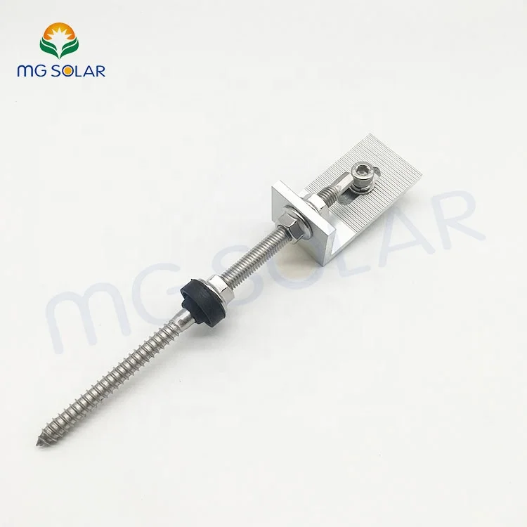 Best design Hanger Bolt with L Foot Mount Kit for Metal Roof mount system Corrugated Roof Stainless Steel Solar racking
