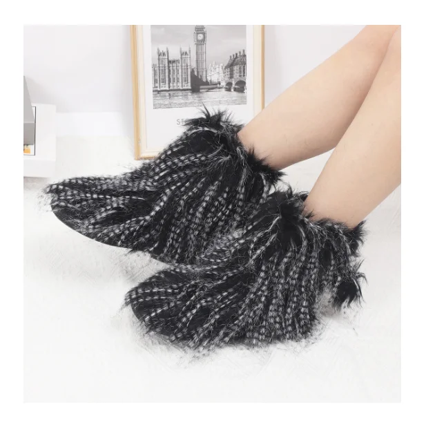 High standard beautiful appearance long-durable flexible fashion warm thickened fur  boots for women