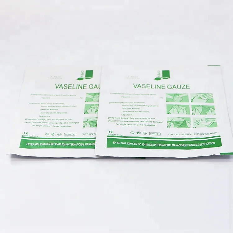 Adhesive Supply Surgical Sterile Disposable Use Medical Paraffin Gauze