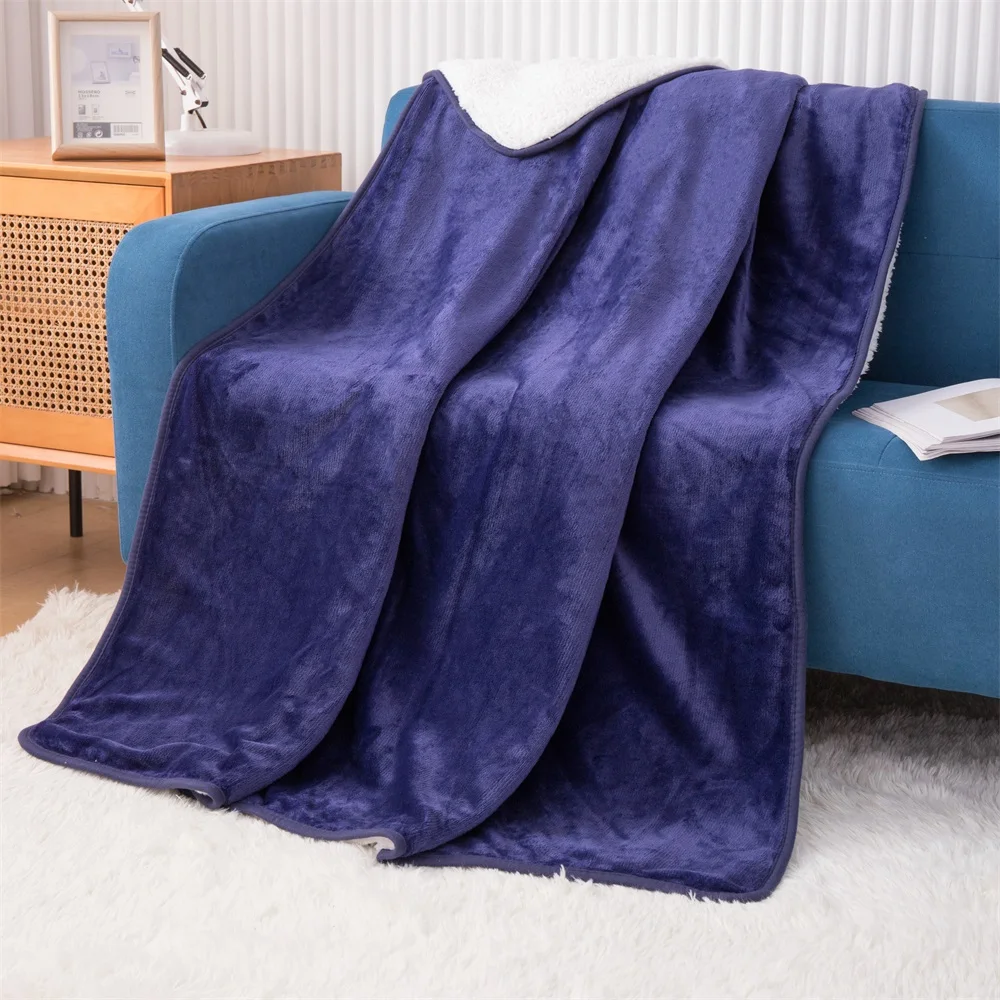 3 Layer Flannel Sherpa Waterproof Splash Intimacy Blanket for Bed