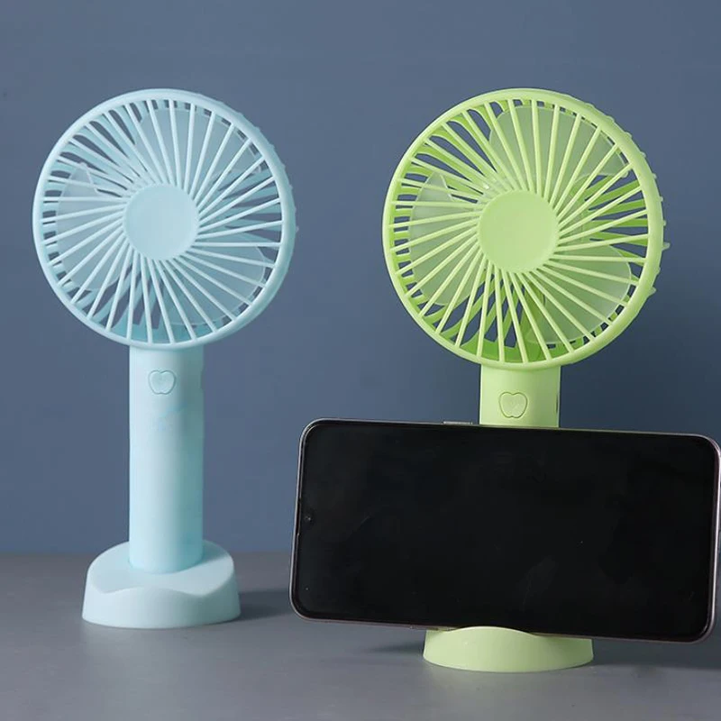 2024 портативный Настольный мини-вентилятор с подставкой для телефона