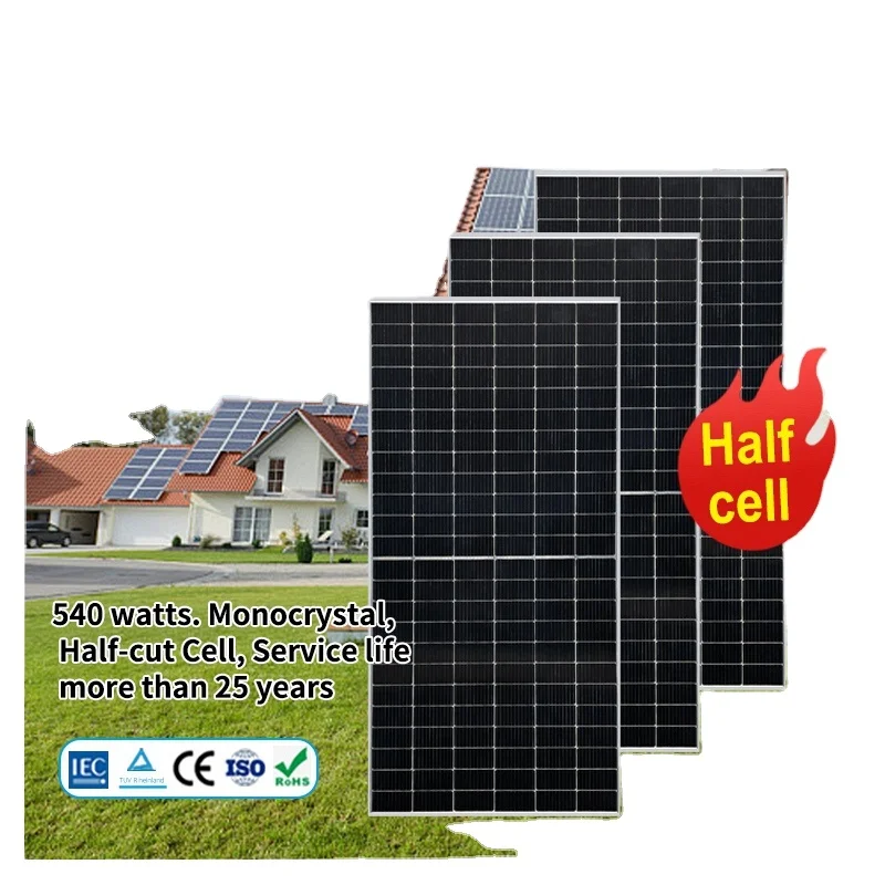 Singfo 540watt renewable energy monocrystalline silicon solar module with CE TUV certificate