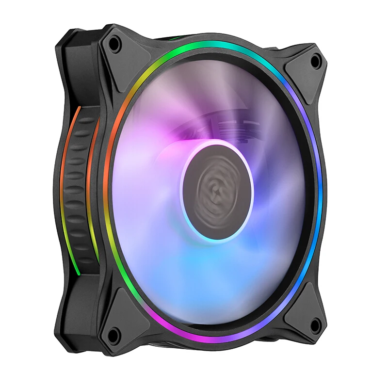 The Latest Fashion Heatsink Material Plastic Hydraulic Bearing Argb Case Fan Rgb Pc Casing Fan