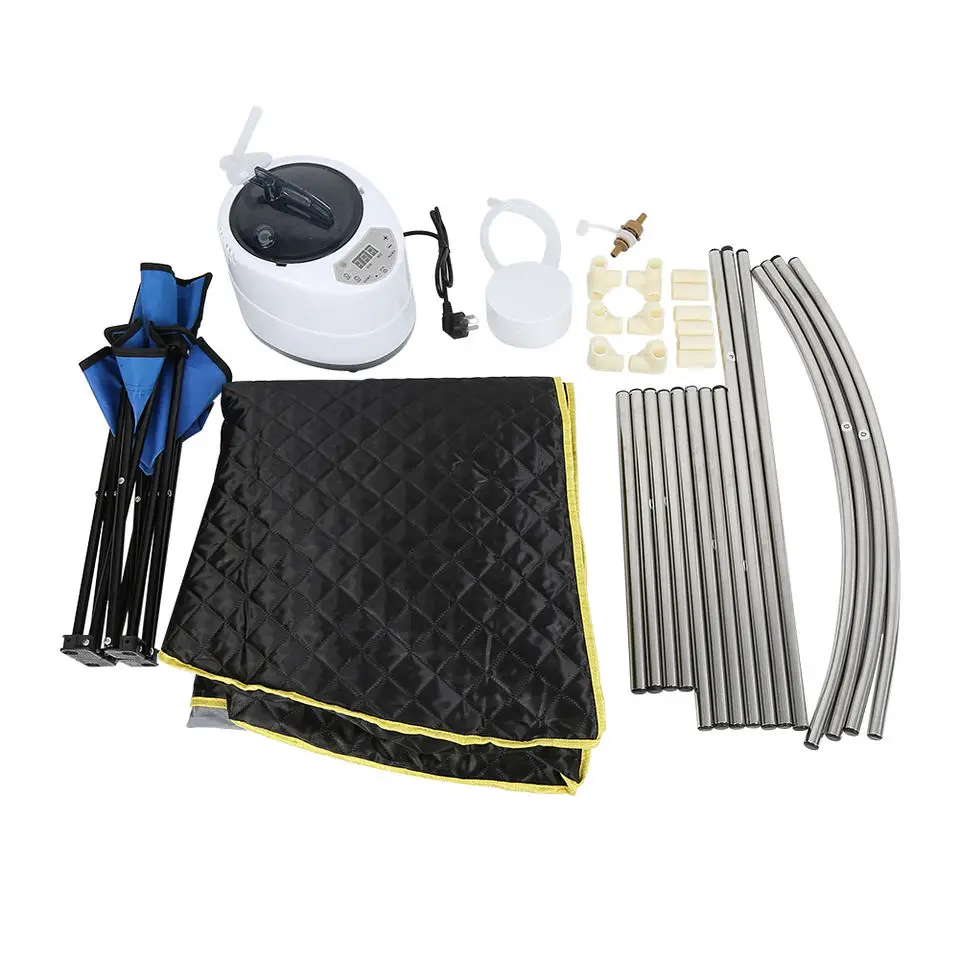 Slimming Heating  Weight Loss and Detox Sauna Sweat Case  Arms Out Sauna box Steam Rooms with Chair