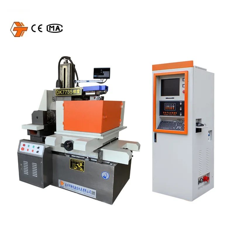 China cnc edm machine manufacturer DK77 wire cut edm machine