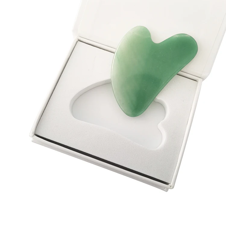 Natural Dong Ling Jade Stone Massage Tool Gua Sha Facial Tools Natural Jade Stone Guasha Board