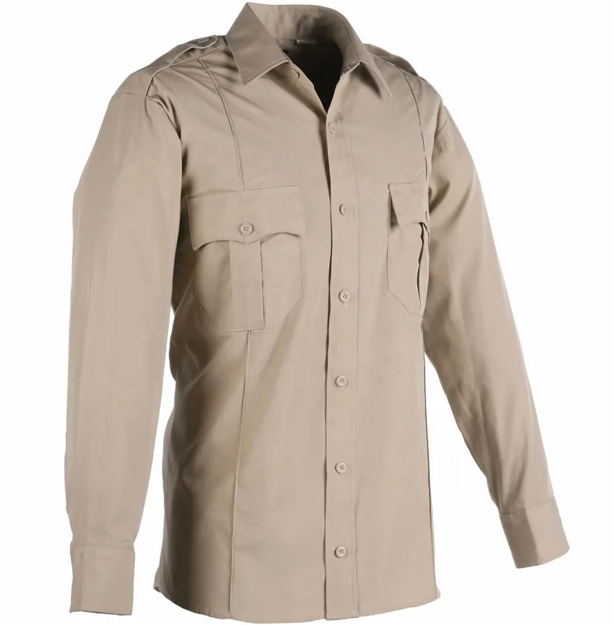 Китай, оптовые поставщики, высокое качество, индивидуальный дизайн, Синяя Униформа с длинным рукавом для охранников