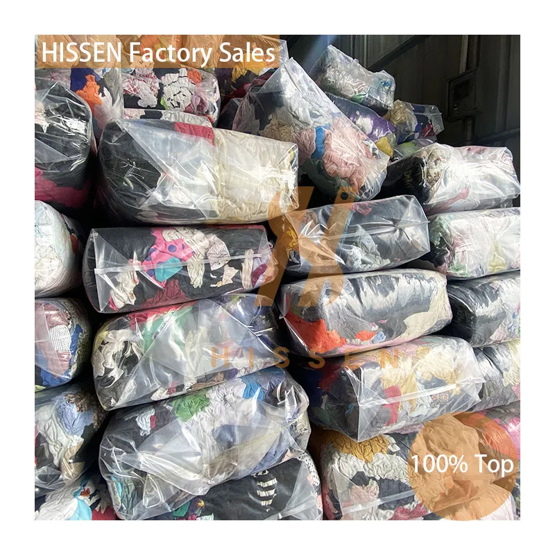 White Knit Brand New Jersey Recycled Bedsheet Fabrics 100% Cotton Textile 100% Rag Paper Recycle Cotton Rag