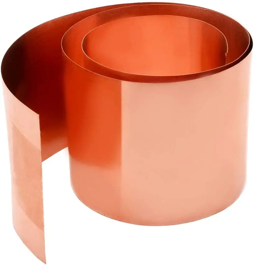 High Precision T1 C1100 Red Copper Strip Coil half hardness copper sheet flat pieces copper for Electronic Connectors