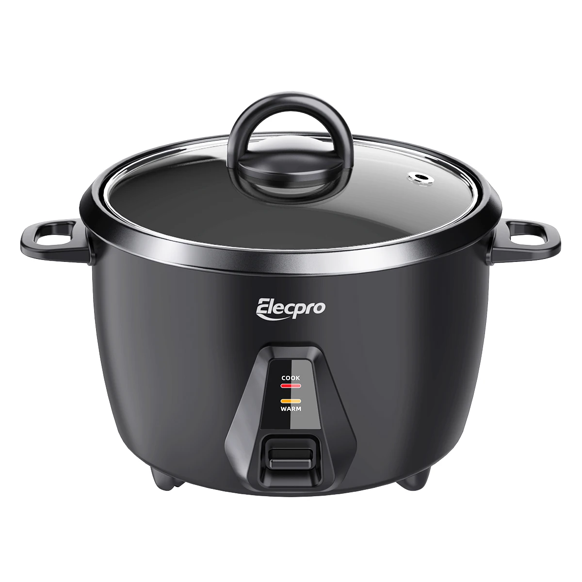 Automatic Keep Warm Makes Soups Stews Grains Hot Cereals 1.2L Uncooked Drum Rice Cooker With Glass lid