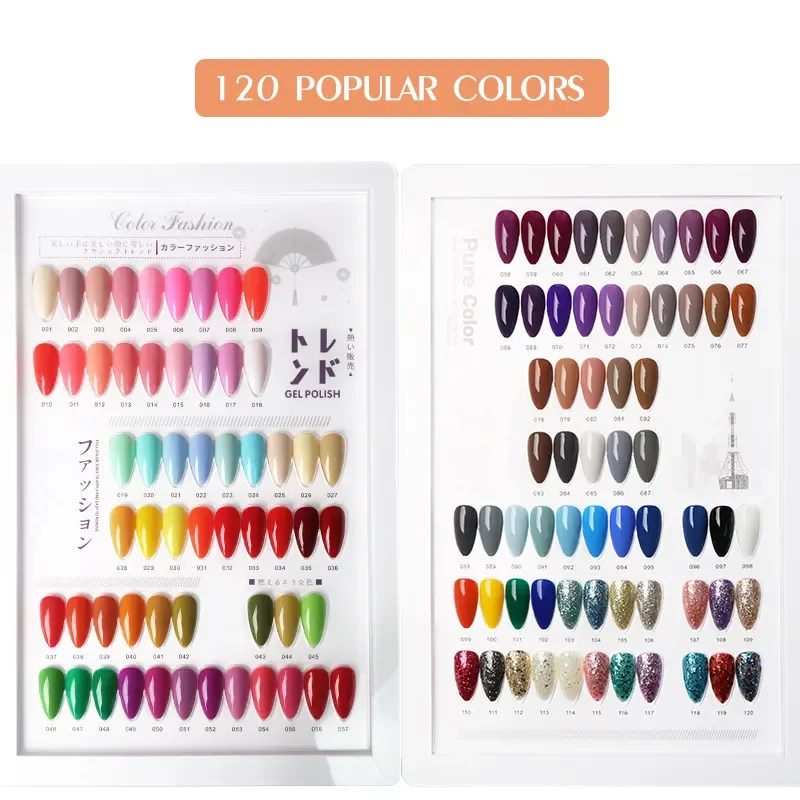 QM Nail Gel professional Private Label soak off Beshyne 140 gel color set 15ml UV Nail Gel Polish