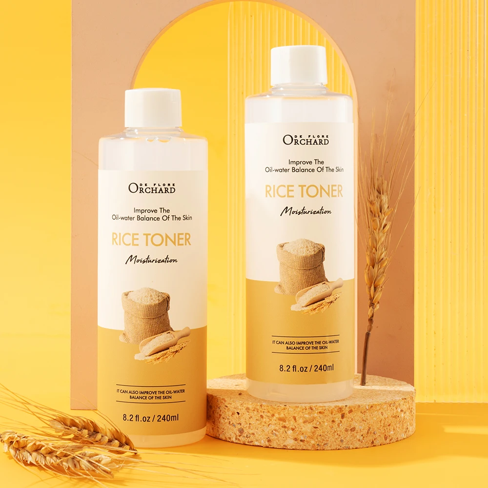 Best Quality Oem Korean Skincare Rice Face Toner Moisturizing Brightening Rice Toner