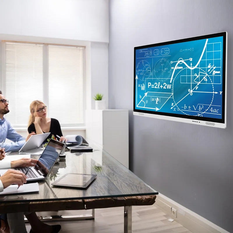 55 65 75 86 98 inch smart education Whiteboard LCD display IR Interactive touch 4K Smart Whiteboard for classroom meeting room