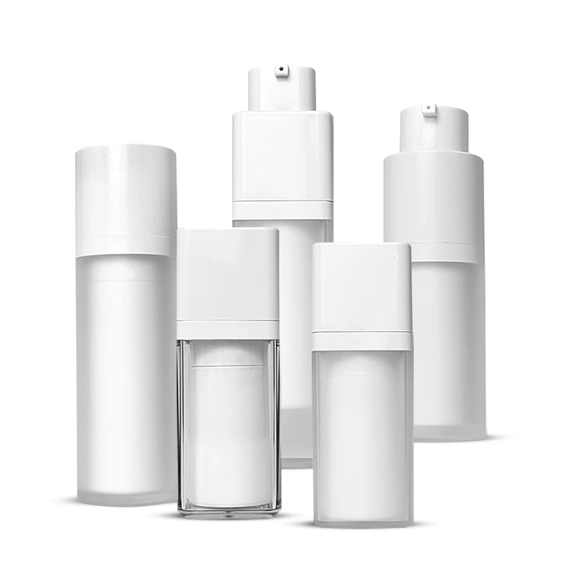 Round Rotary Vacuum Lotion Bottle 30ML  Airless Bottle for Face Cream