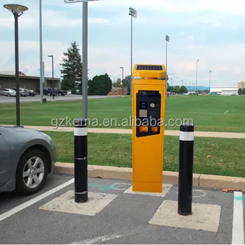 2023 On Street Solar LCD Screen Car Parking Meter For Car Parking System