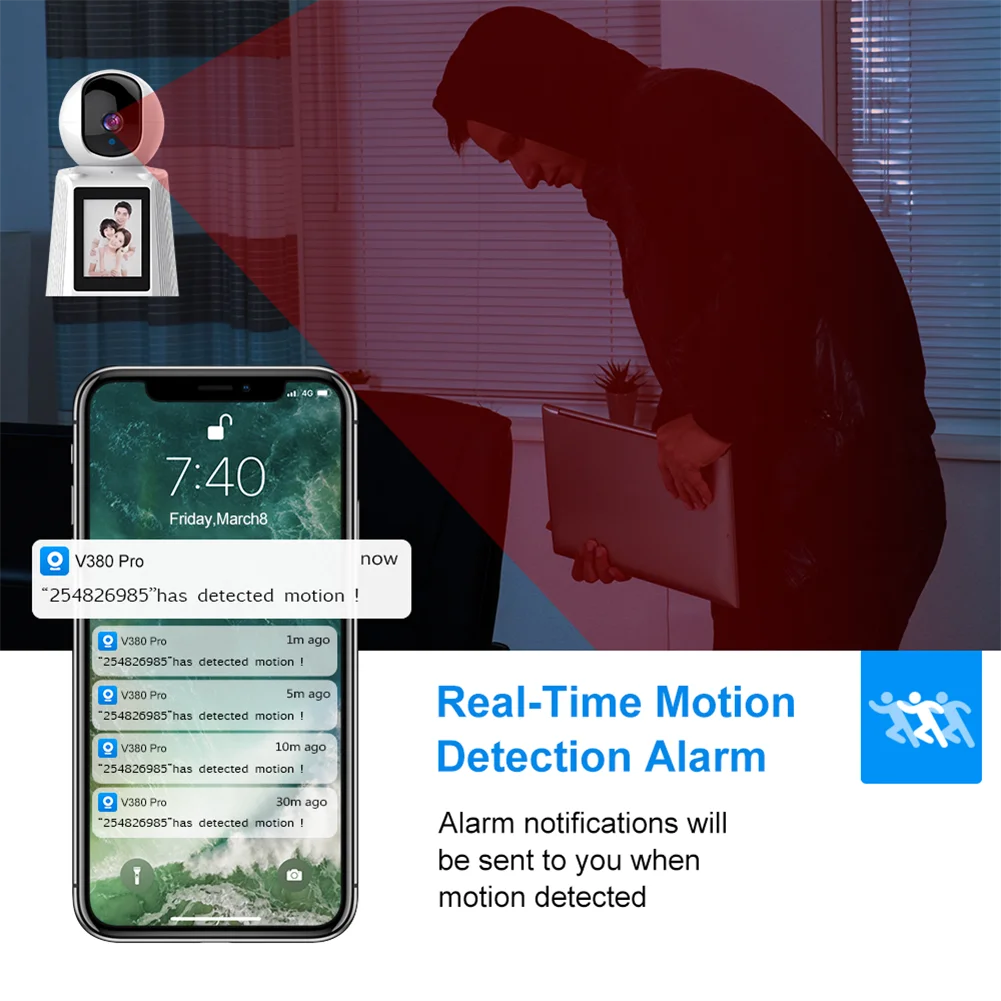 HD 2MP Smart Wifi Video Calling Home Cctv Security Camera baby monitor with camera and app two-way audio