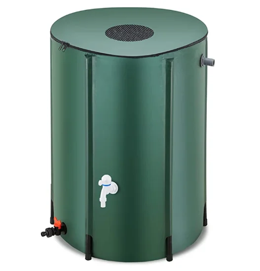 Blind Box Rain Barrel, Upgrade 100L~1000L Anti-Collapse Collapsible Rainwater Collection System, Portable Water Storage Tank