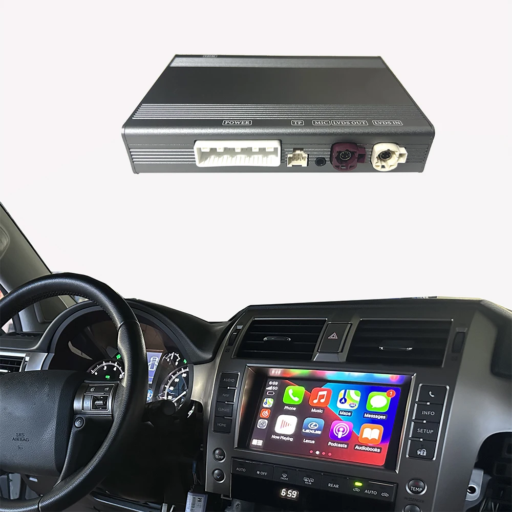 Android Auto Interface For Lexus GX460 2015-2021Mirror Link Radio Car Play Wireless Apple Carplay Original Screen to Upgrade