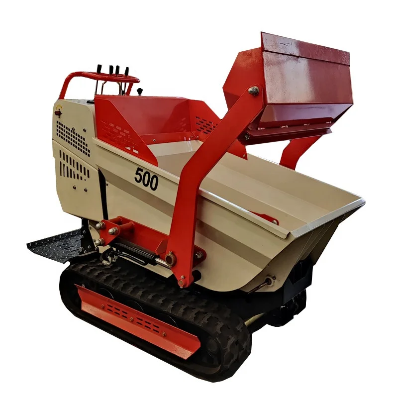 Garden track dumper Multifunctional Tracked mini Dumper mini Dumper For Construction Chinese self-loading