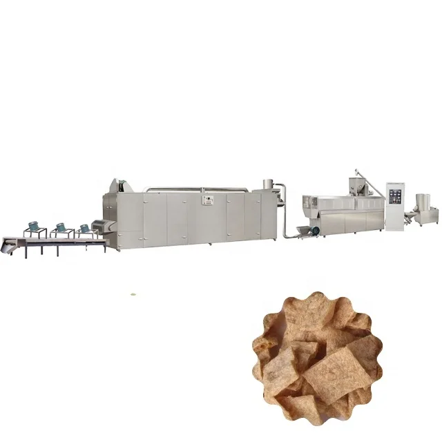 TVP soyabean food extruder tsp soya protein food making machine