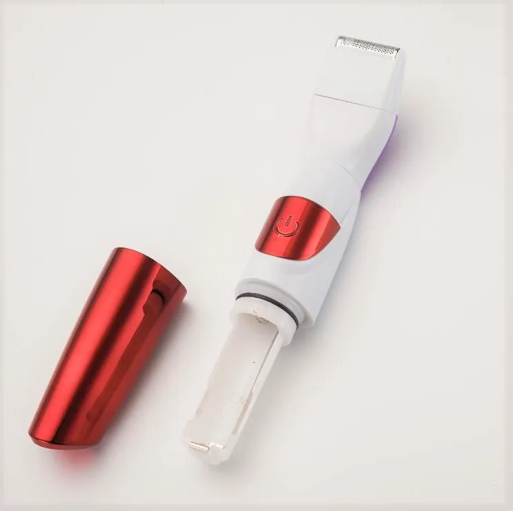 2 in 1 Kit Electric Mini hair removal lady bikini shaver hair trimmer