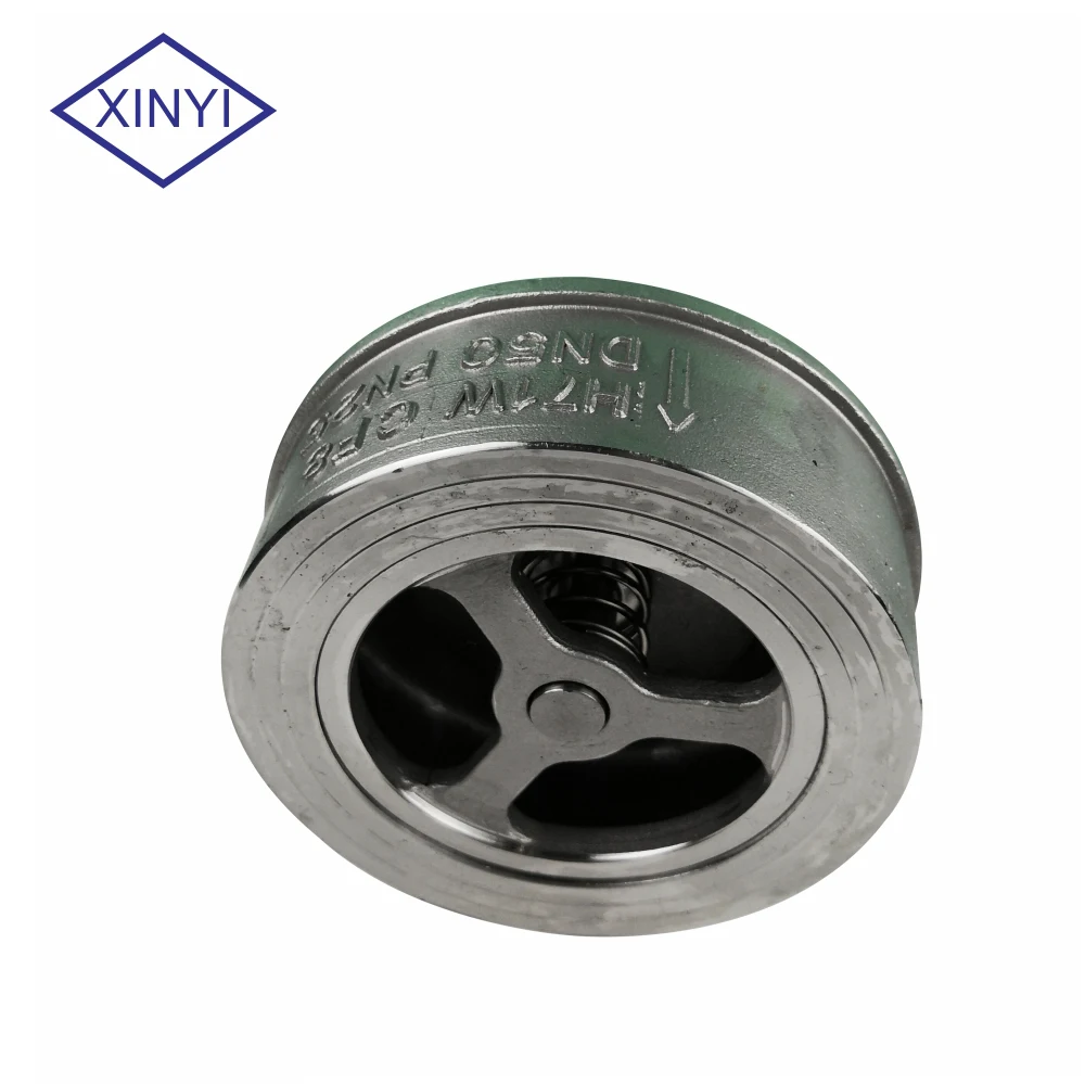 Фланцевый обратный клапан из нержавеющей стали H71W-16 SS304 5 дюймов