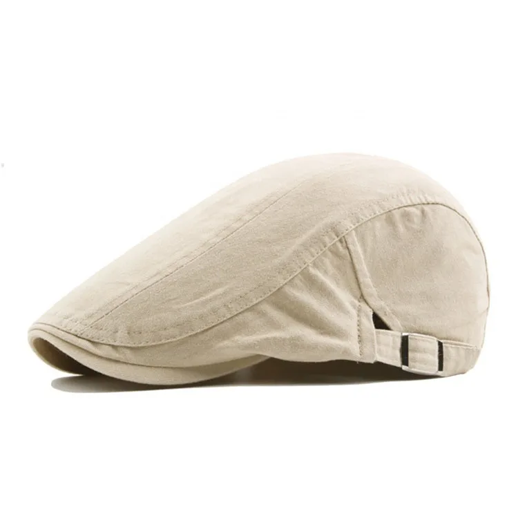factory russian men golf warm cotton winter hat unisex black brown thermal ivy hat tweed flat cap with custom logo