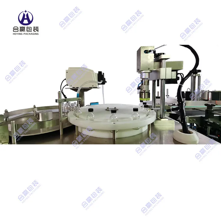 Автоматическая настольная машина для наполнения и этикетировки масла 5 мл tinture cbd