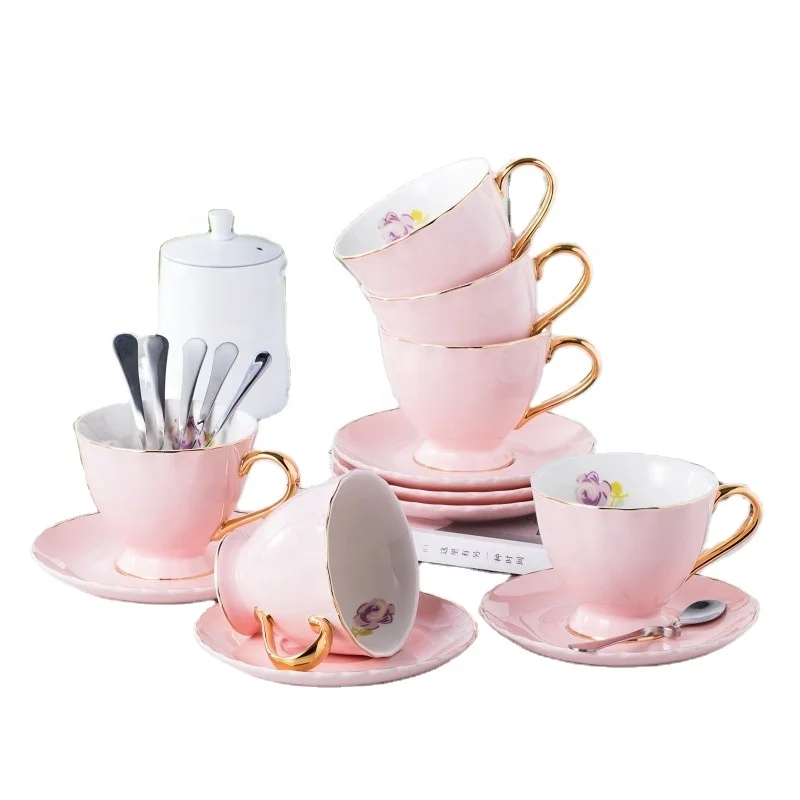 80ml Ceramic Coffee Cup Luxury Simple Porcelain Afternoon Tea Cup Dinner Wedding Modern Drinkware