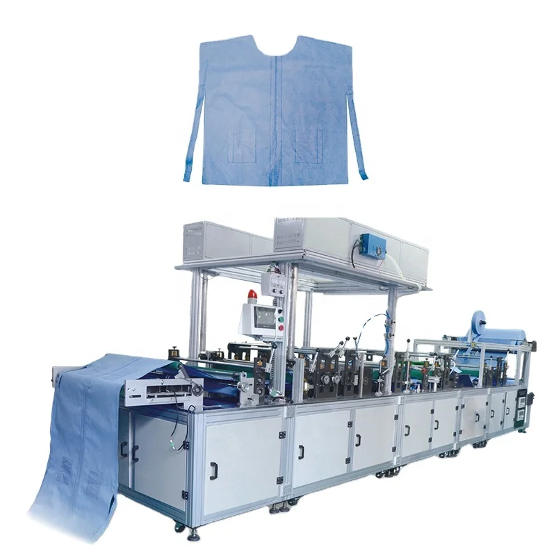 kyd Fully Automatic Non Woven Color Clipart Medical Gown Making Machine