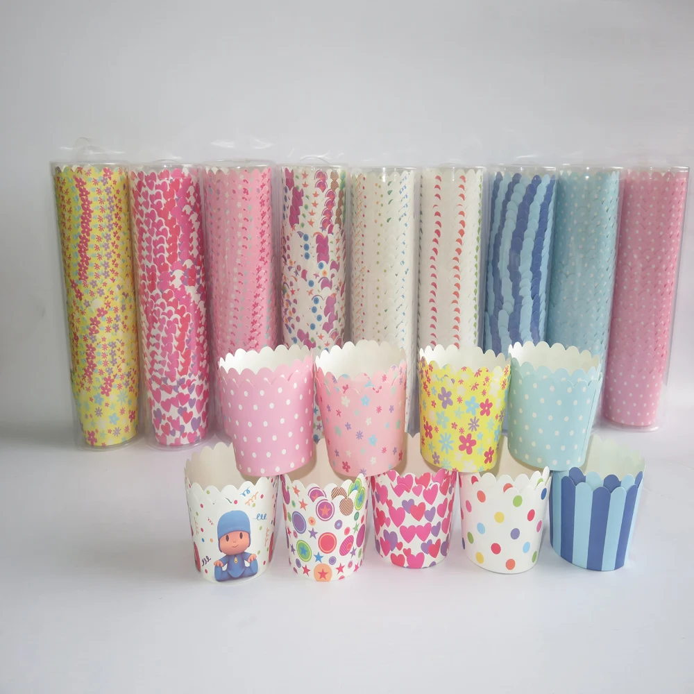 
white polka dot homemade muffin cup cakes for wedding and party 