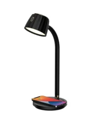 Home Decor Modern Simple Style 3-Grade Brightness LED Desk Lamp with Wireless Charger