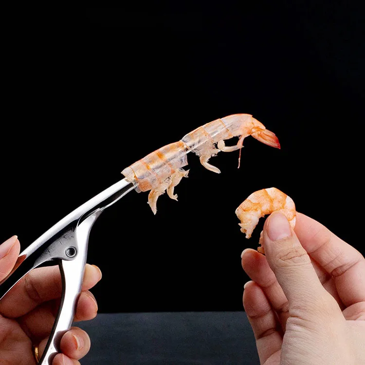 304 stainless steel shrimp peeler Household kitchen gadgets shrimp peeling tongs shrimp opener Crayfish shelling artifact