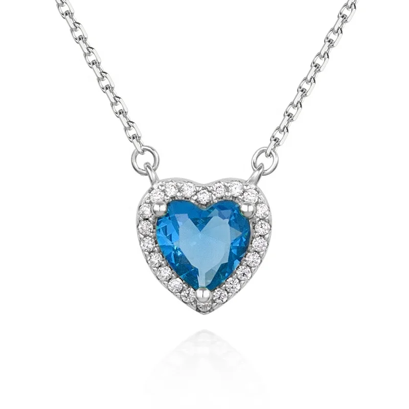 heart necklace earring wholesale 925 jewelry