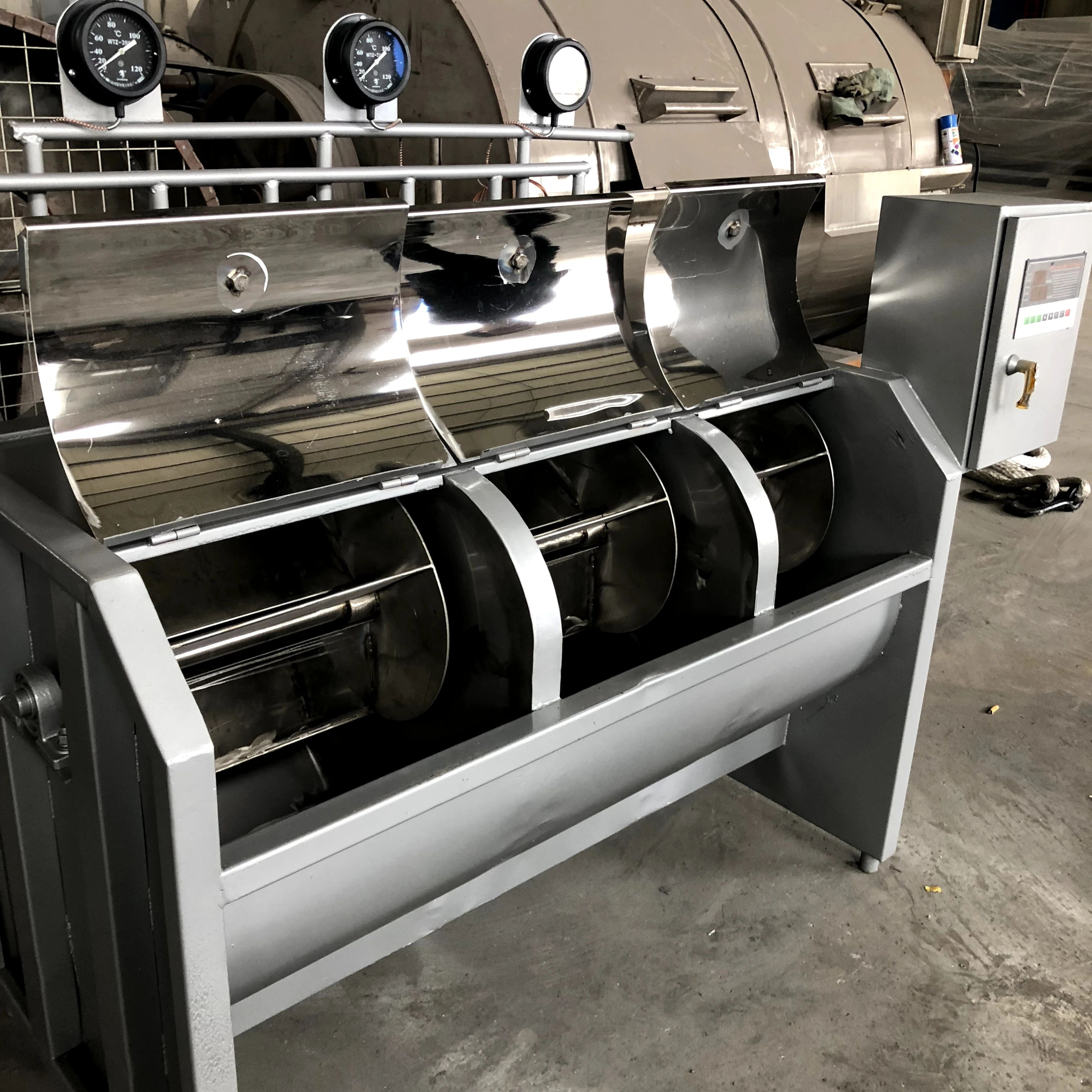 250kg Commerical Washer Heavy Duty Textile Horizontal Industrial Washing Machine