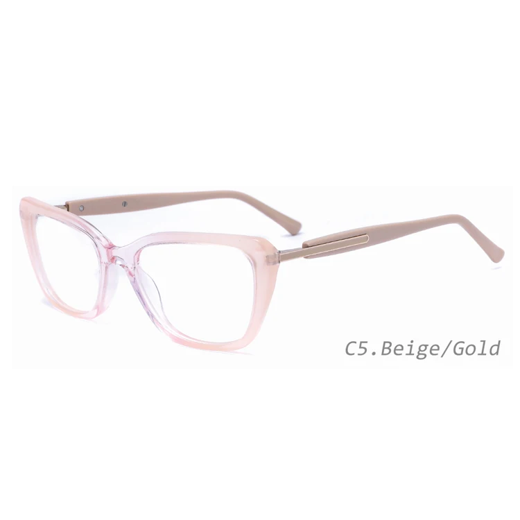 TP23021 Wholesale New color Glasses Frame Luxury Women Flat Mirror Custom Logo Computer optical glasses frame