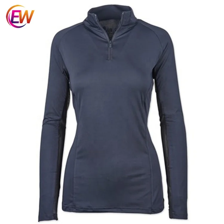 EW Sport T Shirt Horse Riding Tops Long Sleeves Equestrian Riding Shirt